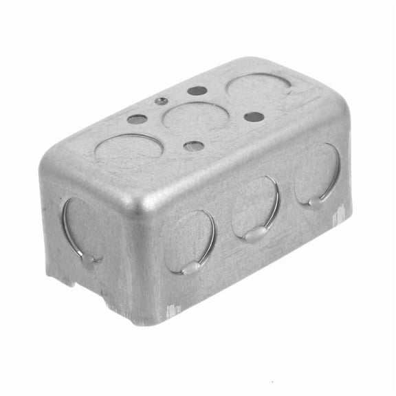 CEORPER US Standard Outlet Box Galvanized Irons for Conduits Knockout 22mm Diameter