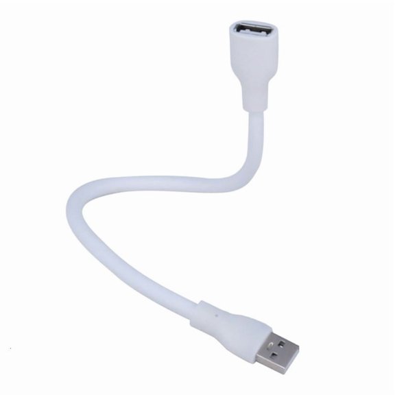 CEORPER USB Extension Cable USB Light Cable Soft Metal Hose Wire 29cm Long Cable