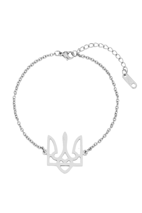 Ukraine National-Emblem Country Bracelet Jewelry Stainless Steel Ukrainian