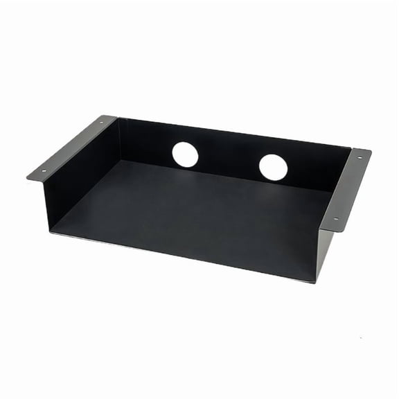 CEORPER Under Table Organizer With Cable Holder Carbon Steel Under Desk Shelf Rack