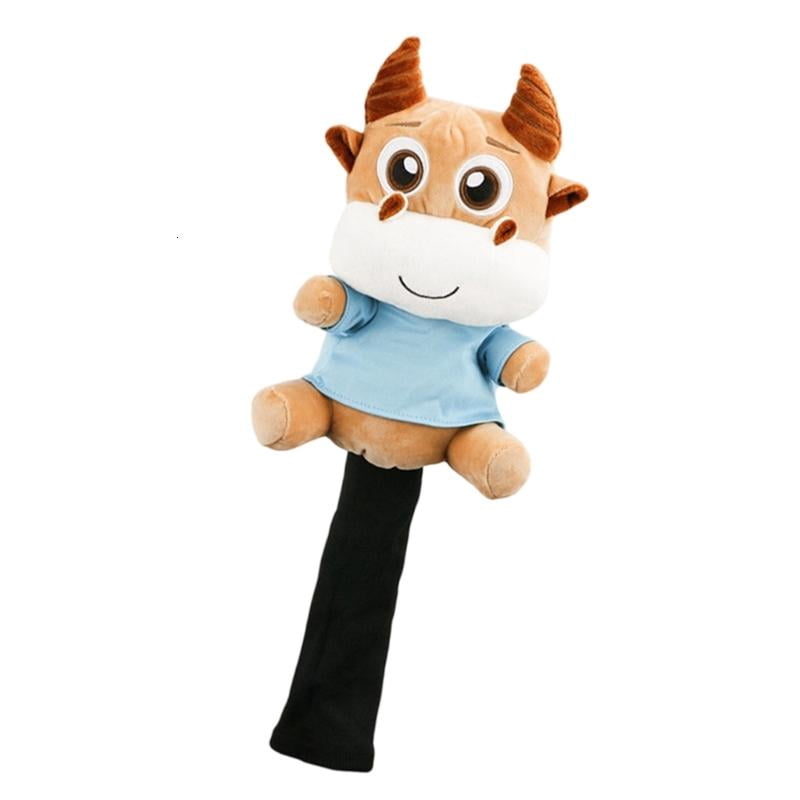CEORPER Unique Bulldog Driver Headcover Funny Cartoon Dog Themed Golf Headcover