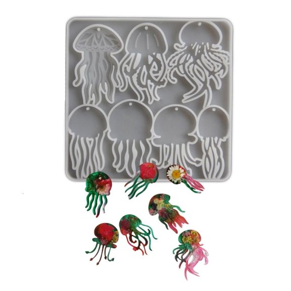 CEORPER Unique Ocean Themed Pendant Mold For DIY Accessories And Artisanal Creations