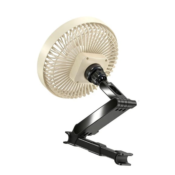 CEORPER Universal 12V 24V Vehicle Fan With 3000mAh Power And Flexible Mount For Cars