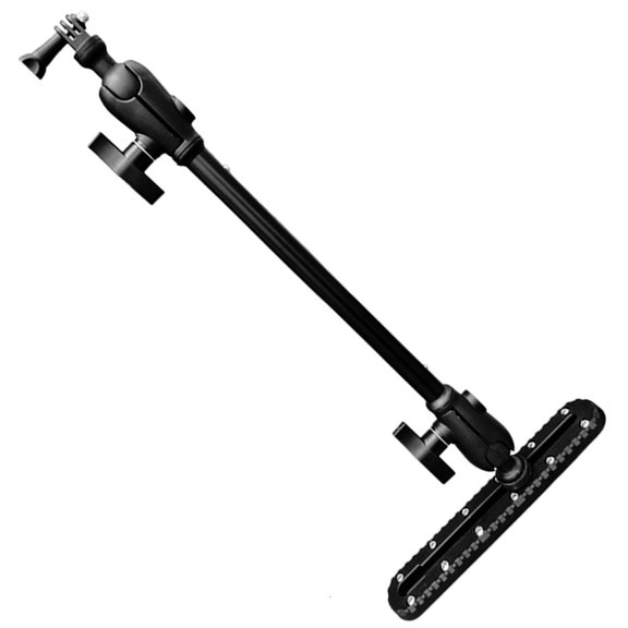 CEORPER Universal Action Camera Mount With Adjustable Track Light weight Camera Rack