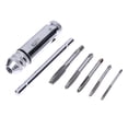 thumbnail image 1 of CEORPER Upgraded T-Handle Ratchet Tap Holder Wrench Adjustable with M3-M8 Metric Tread Tap Manual Tapping Accessories Alloy, 1 of 9