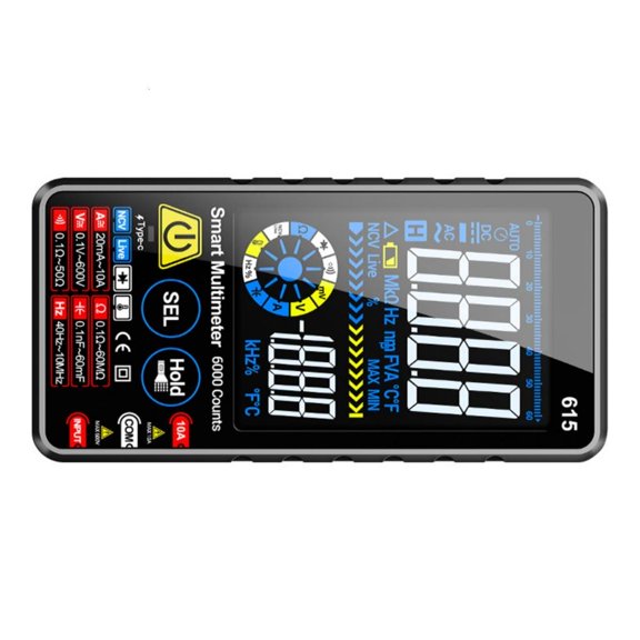 CEORPER User Friendly Accurate Digital Multimeter 6000 Count for Hobbyists Easy To Carry