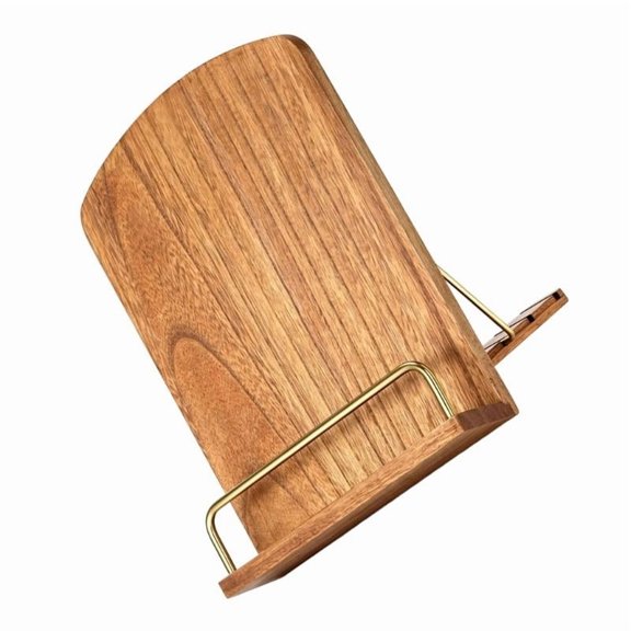CEORPER Various Use Kitchen Wood Recipe Display Works As Chopping Board