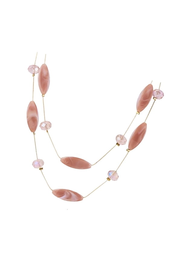 Versatile Fashion Necklace With Double Layer Structure