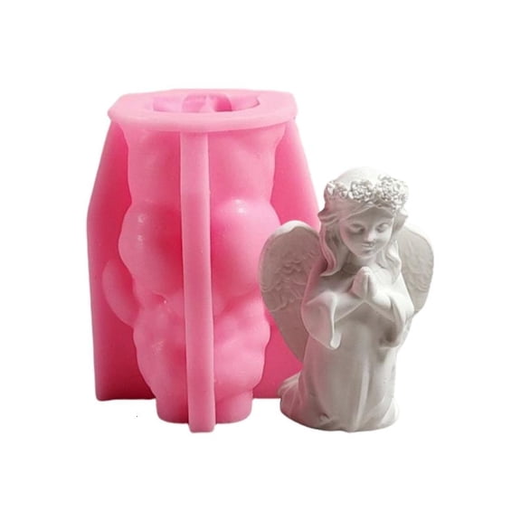 CEORPER Versatile Figurine Angelic Shaped Sturdy Silicone Mold for Confectionery Art
