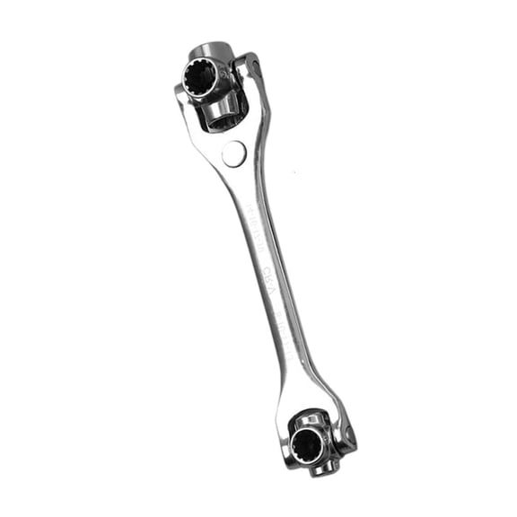 CEORPER Versatilitys 8 in 1 Spanner Wrench 360Rotation Durability Steel Home Car Repair