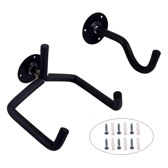 CEORPER Wall Mount Bracket Horizontal Wall Hook Holder Stand with Screws for Guitar Bass