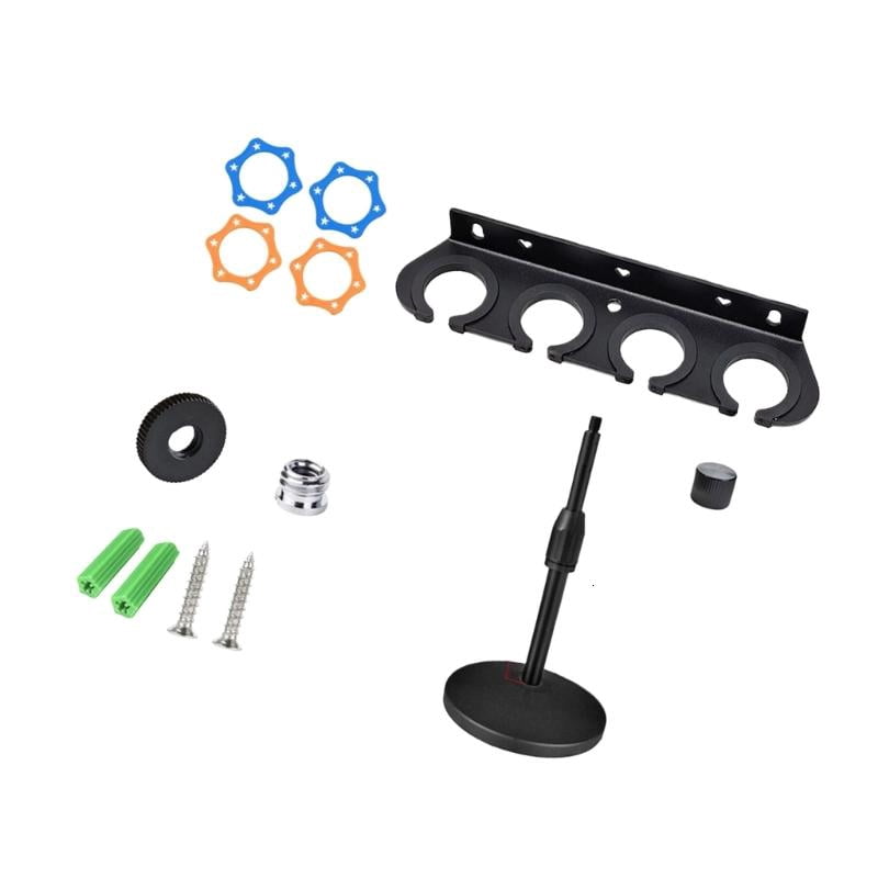CEORPER Wall Mount Holder for Microphones Includes Desktop Stand Mic Wall Mounter