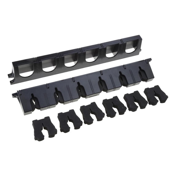 CEORPER Wall-mounted ABS Fishing Rod Display Rack Fixed Base Support Collection Holder