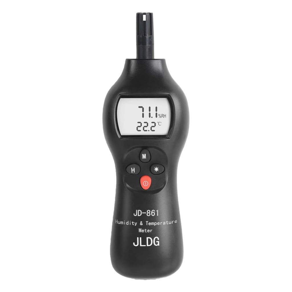 CEORPER Weather Resistant Hygrometer Thermometers Clear Readout for Workshop Warehouse