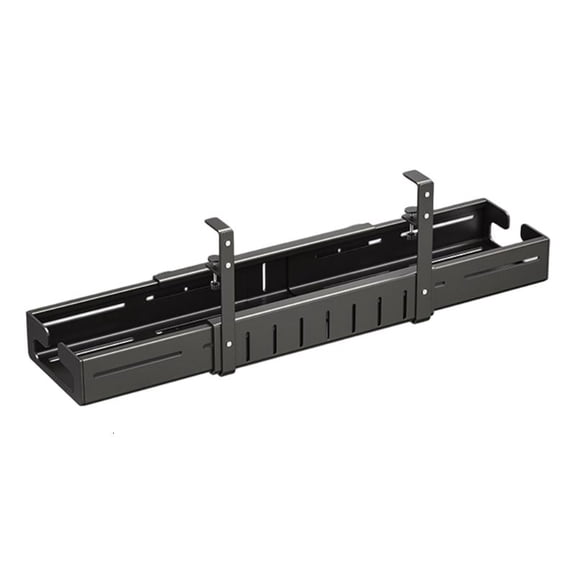 CEORPER Wide Carbon Steel Cord Organizers for Keep Wire Neat Under Workstation Table