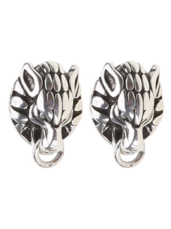Wolf Head Earrings Cartilage Earrings Gothic Stud Earrings for Unisex