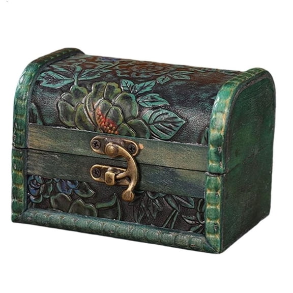 CEORPER Wood Storage Box For Jewelry Organization Home Decoration