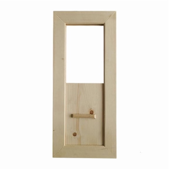 CEORPER Wooden Sauna Air Vent Grille Sauna Room Shutter Window for Steam Room