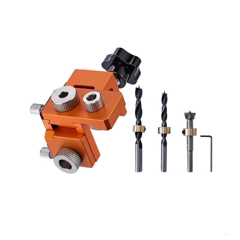 CEORPER Woodworking 3 in 1 Doweling Jig Set Pocket Hole Jig Vertical Drill Guide