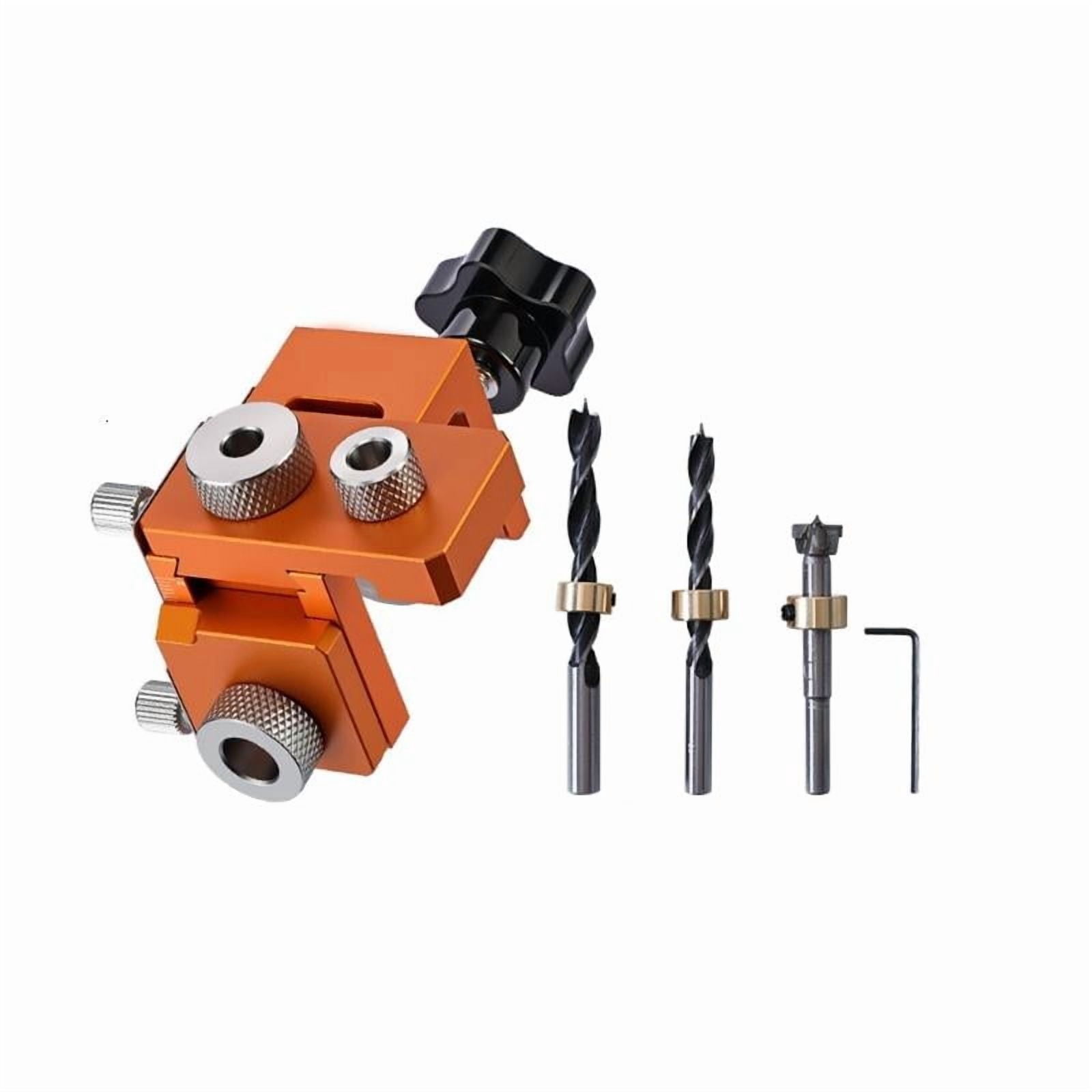 CEORPER Woodworking 3 in 1 Doweling Jig Set Pocket Hole Jig Vertical Drill Guide