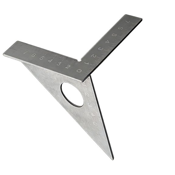 CEORPER Woodworking Square Protractors Stainless Steel Miters Triangles Ruler Measuring