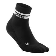 CEP 80's mid-cut socks, black/white, women II