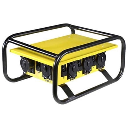 CEP 8706G 50A 125-250V 6 Outlet GFCI Twist Lock with Frame 6-20A 125V 1-30A 250V Rugged Frame Box
