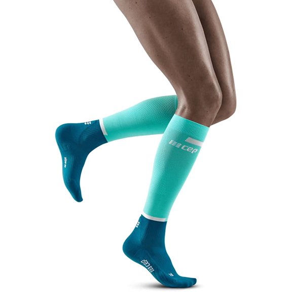 CEP Compression Women's The Run Compression Socks 4.0 (Ocean/Petrol,IV)