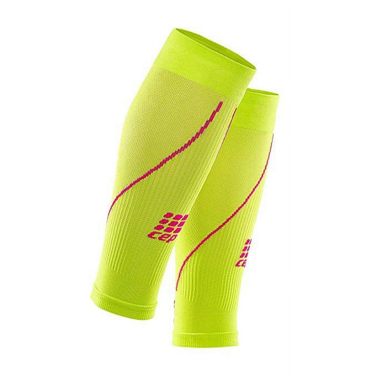 CEP Women's Pro+ Calf Sleeves 2.0 Lime/Pink Size 4 