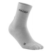 CEP allday merino mid cut socks, light grey, women, II
