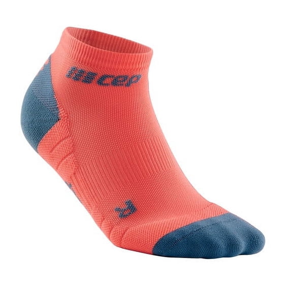 CEP low cut socks 3.0, coral/grey, women III