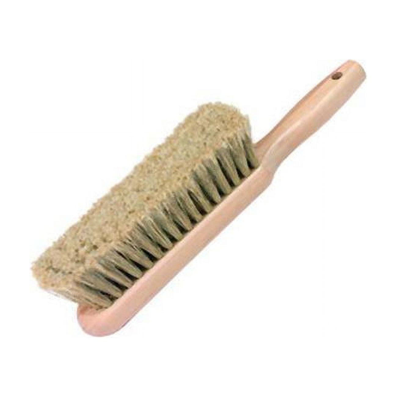 Harper 14" Tan Synthetic Bristle Wood Handle Counter Brush