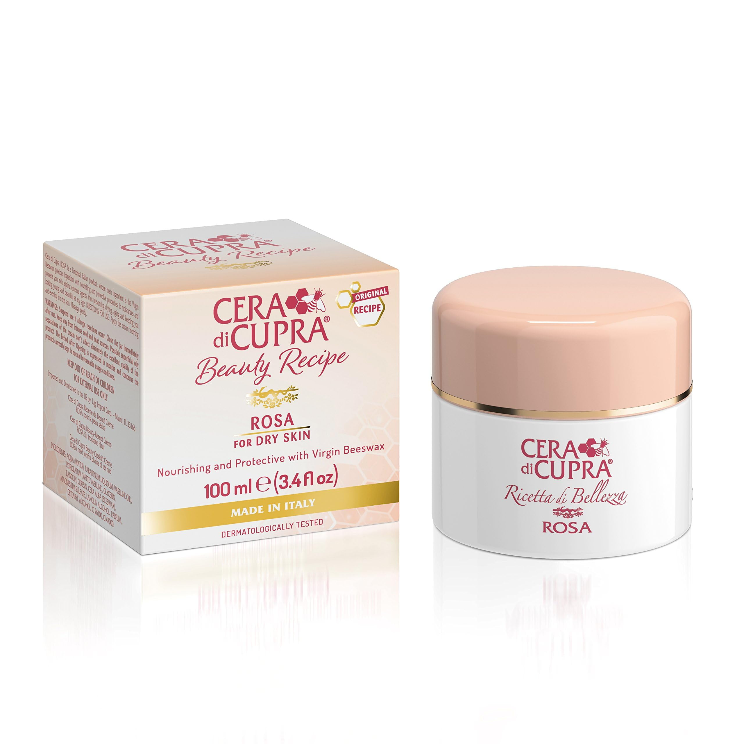 CERA DI CUPRA Rosa Face Cream Moisturizer for Dry Skin