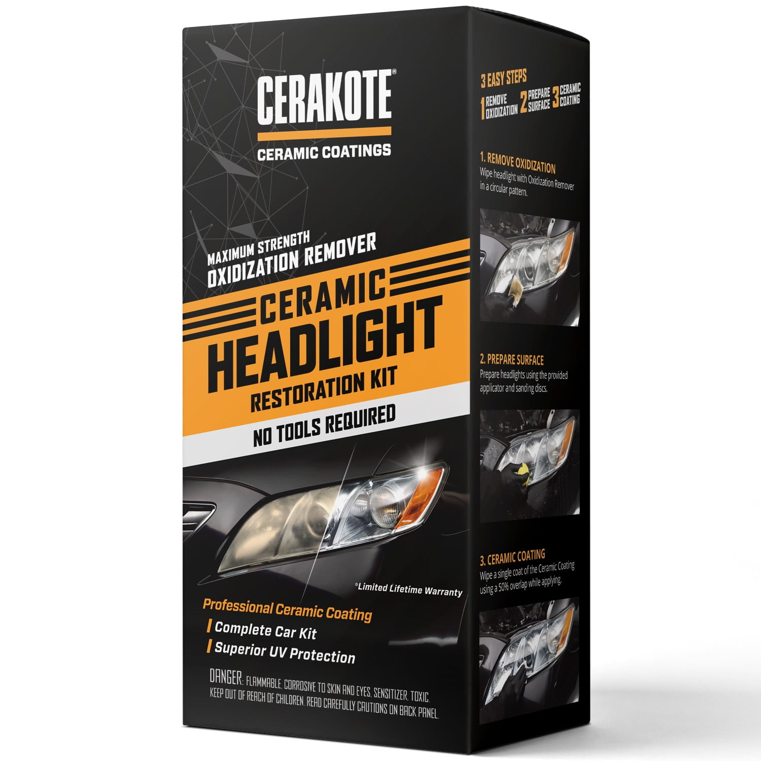 Cerakote Cerakotea Ceramic Headlight Restoration Kit Pro Pack Step 3 Only at MechanicSurplus.com