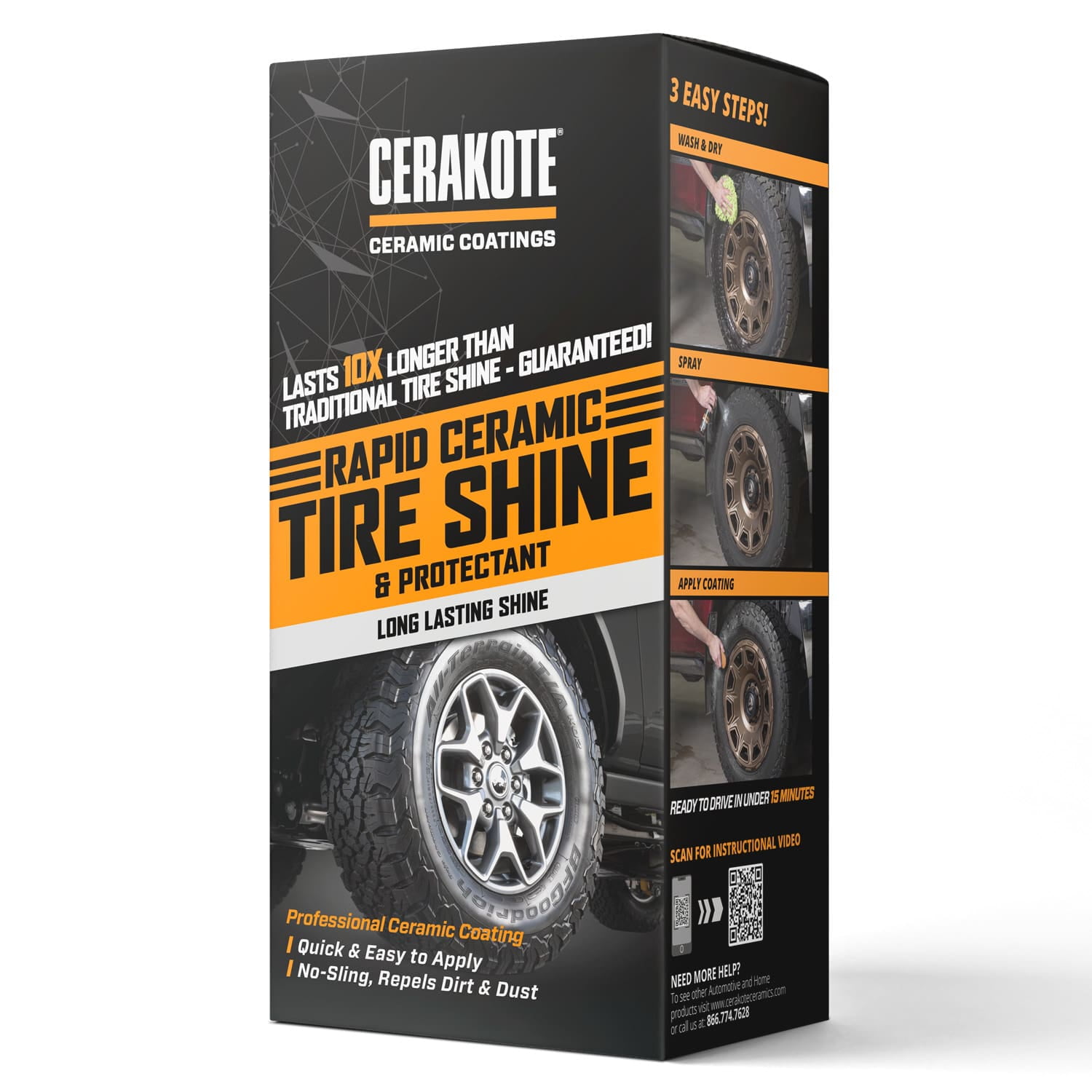 Spraying Ceramic Wheel Coating - Wheels, Tires, Trim