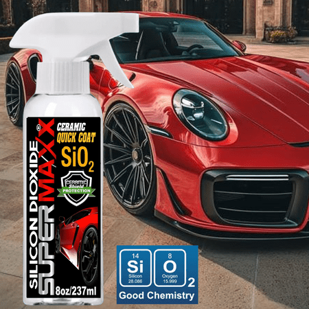 CERAMIC CAR COATING RAPID HIGH GLOSS QUICK DETAIL SPRAY SILICON 30 SIO2-8oz/237ml