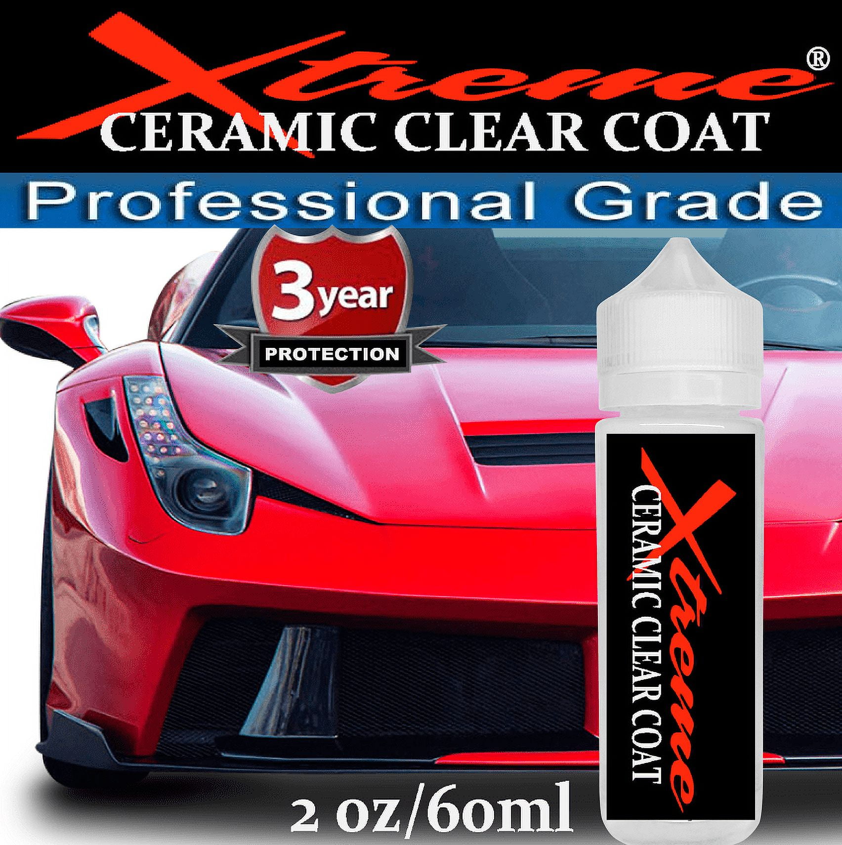 CERAMIC CAR COATING 5 YEAR SCRATCH RESISTANT 9H PROTECTION SUPER HIGH GLOSS  KIT
