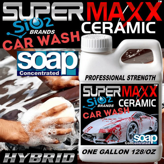 CERAMIC CAR WASH SOAP BEST VALUE AND PROTECTION - ONE GALLON / 128 OUNCE