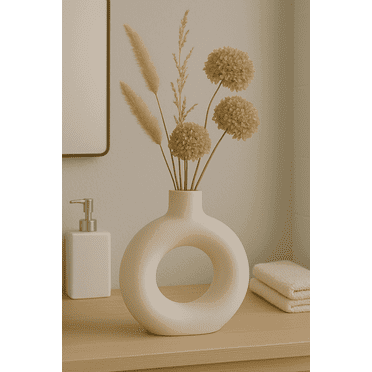 CERAMIC RING VASE