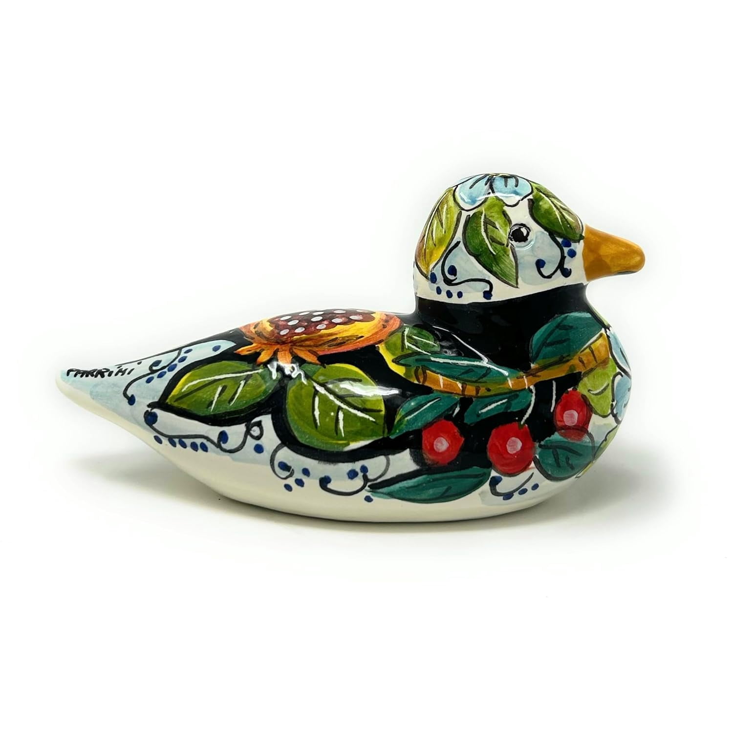 CERAMICHE D'ARTE PARRINI - Italian Ceramic Art Animal Figurine Duck ...