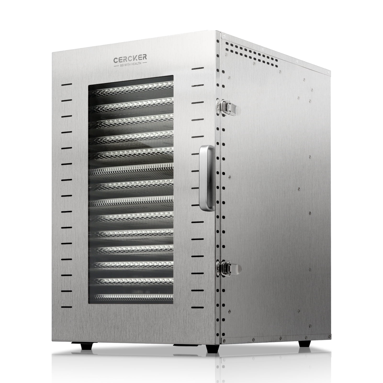 CERCKER Commercial Food-Dehydrator Machine 16 Trays, 27.28ft²