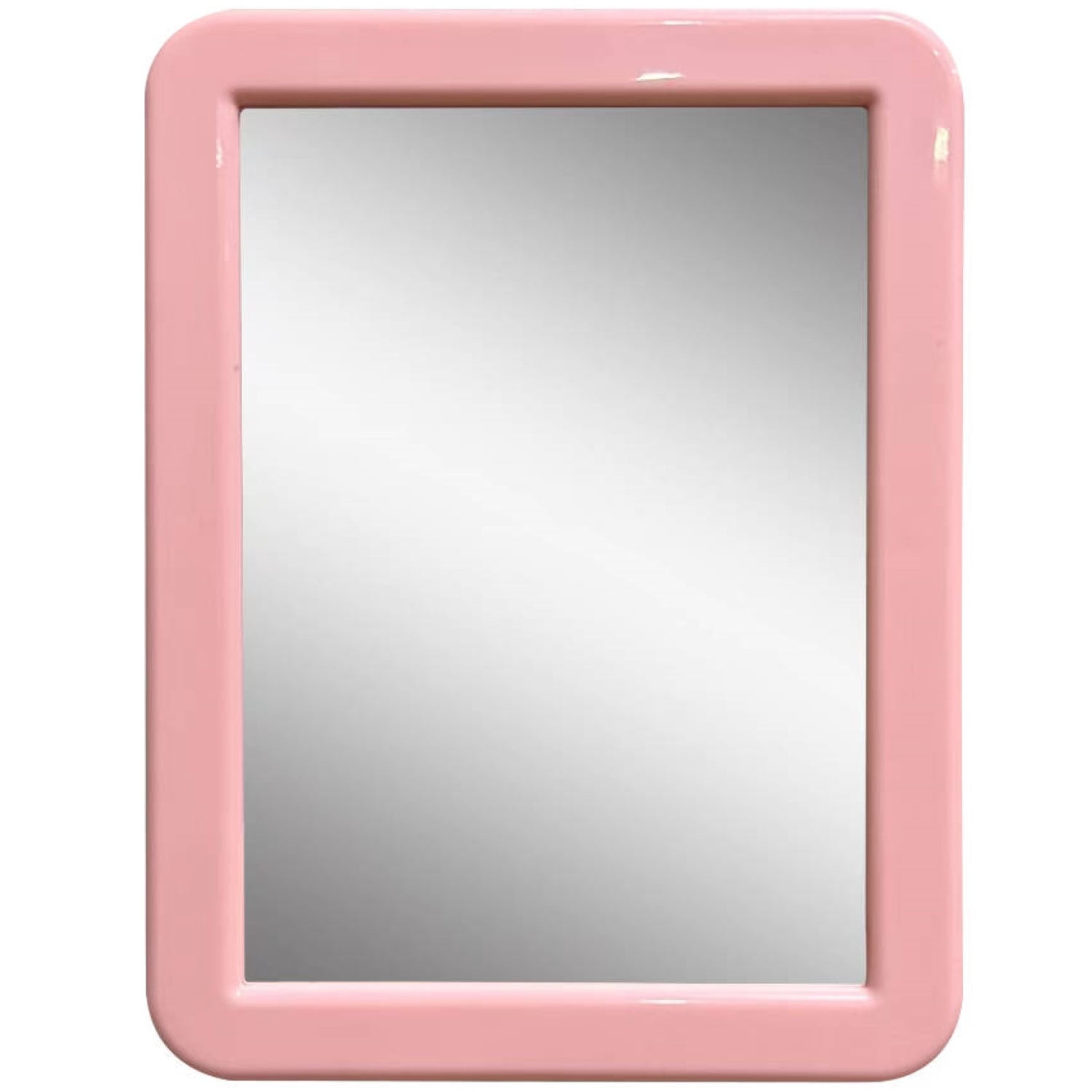 CEREM Magnetic Locker Mirror, Light Pink 5 x 7 - Real Glass Make-up  Mirror - Locker Accessory for School, Home, Gym, Office