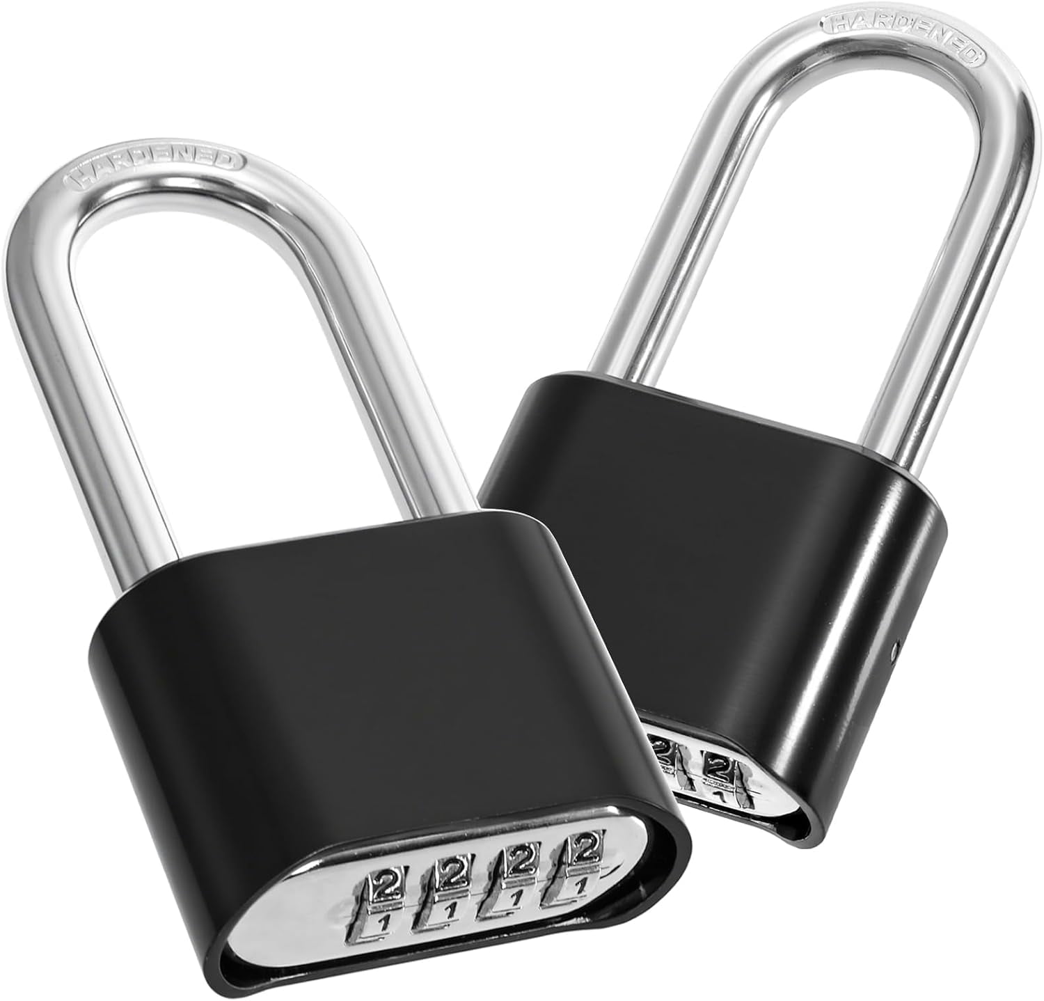 CERPXFF-2 Pack 4 Digit Heavy Duty Combination Lock, Long Waterproof ...