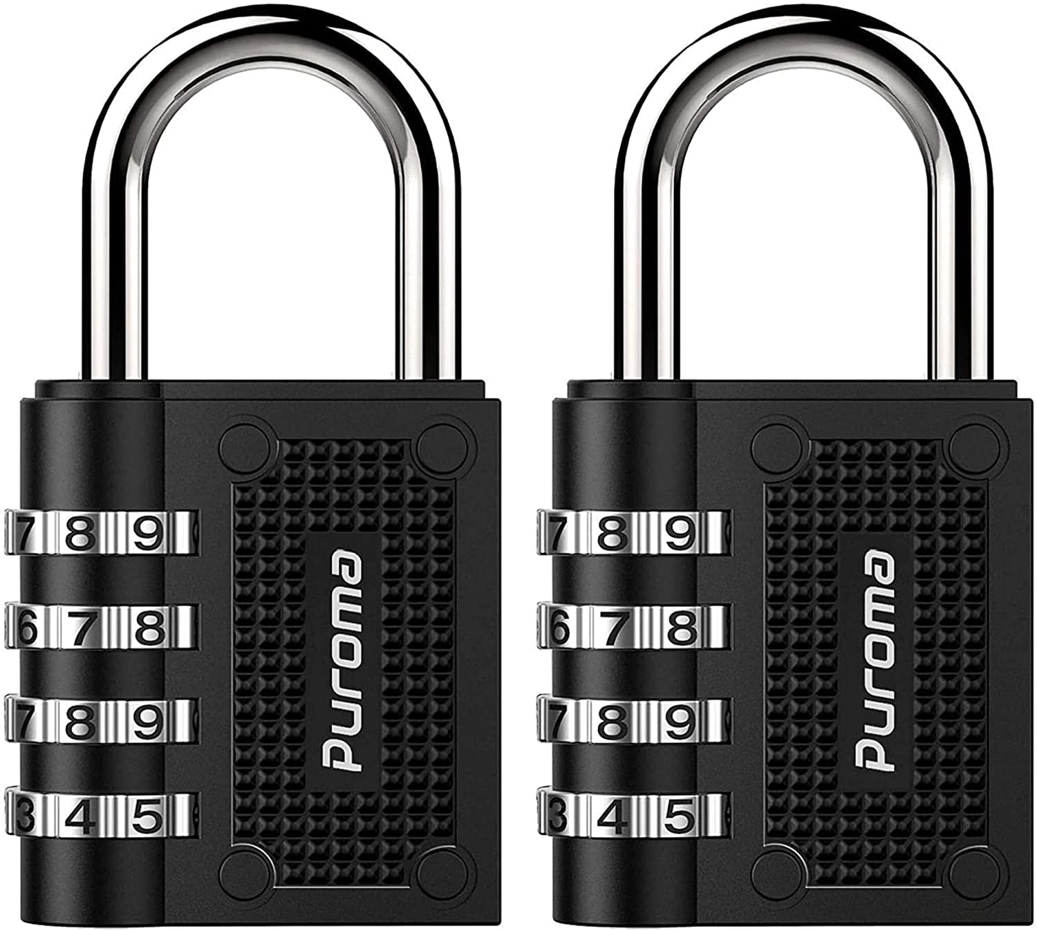 CERPXFF-2 Pack Combination Locks Outdoor Waterproof Padlock for School ...