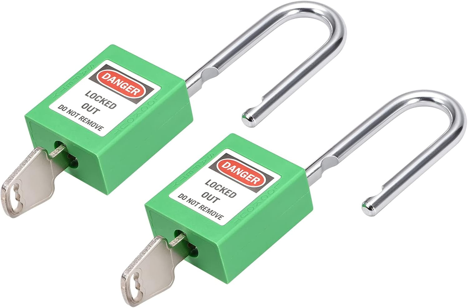 CERPXFF-2 Pack Lockout Tagout Locks - Keyed Alike Safety Padlocks ...