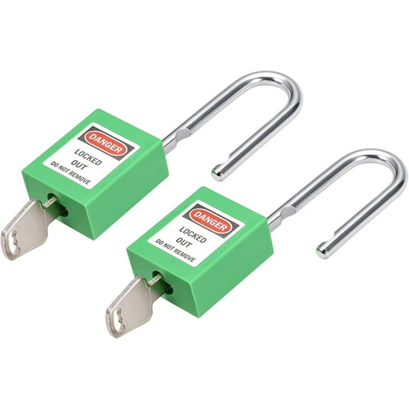 CERPXFF-2 Pack Lockout Tagout Locks - Keyed Alike Safety Padlocks ...