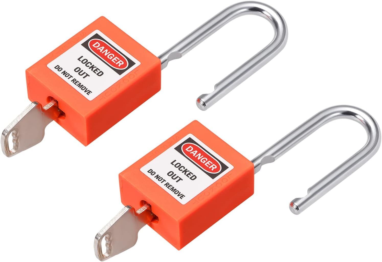 CERPXFF-2 Pack Tagout Lockout - Indoor Outdoor Safety Padlock, Keyed ...