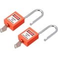 CERPXFF-2 Pack Tagout Lockout - Indoor Outdoor Safety Padlock, Keyed ...
