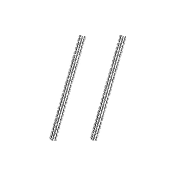 CERPXFF-2PCS M20x100mm Fully Threaded Rods, 304 Stainless Steel Right Hand Thread Studs, M20-2.5 Pitch All Thread Bar for Furniture, Machinery, DIY Repairs