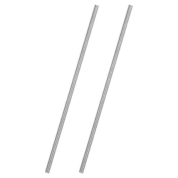 CERPXFF-2PCS M8x250mm Fully Threaded Rods, 304 Stainless Steel Right Hand Thread Studs, M8-1.25 Pitch All Thread Bar for Furniture, Machinery, DIY Repairs